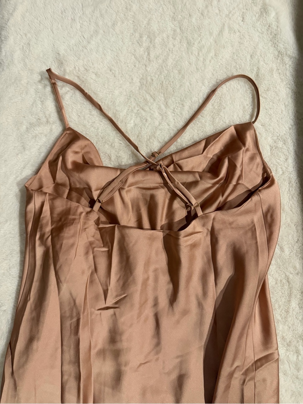 NWOT Show Me Your MuMu Tuscany Slip Maxi Dress Copper Rose Size Small 4-6 - Picture 3 of 6